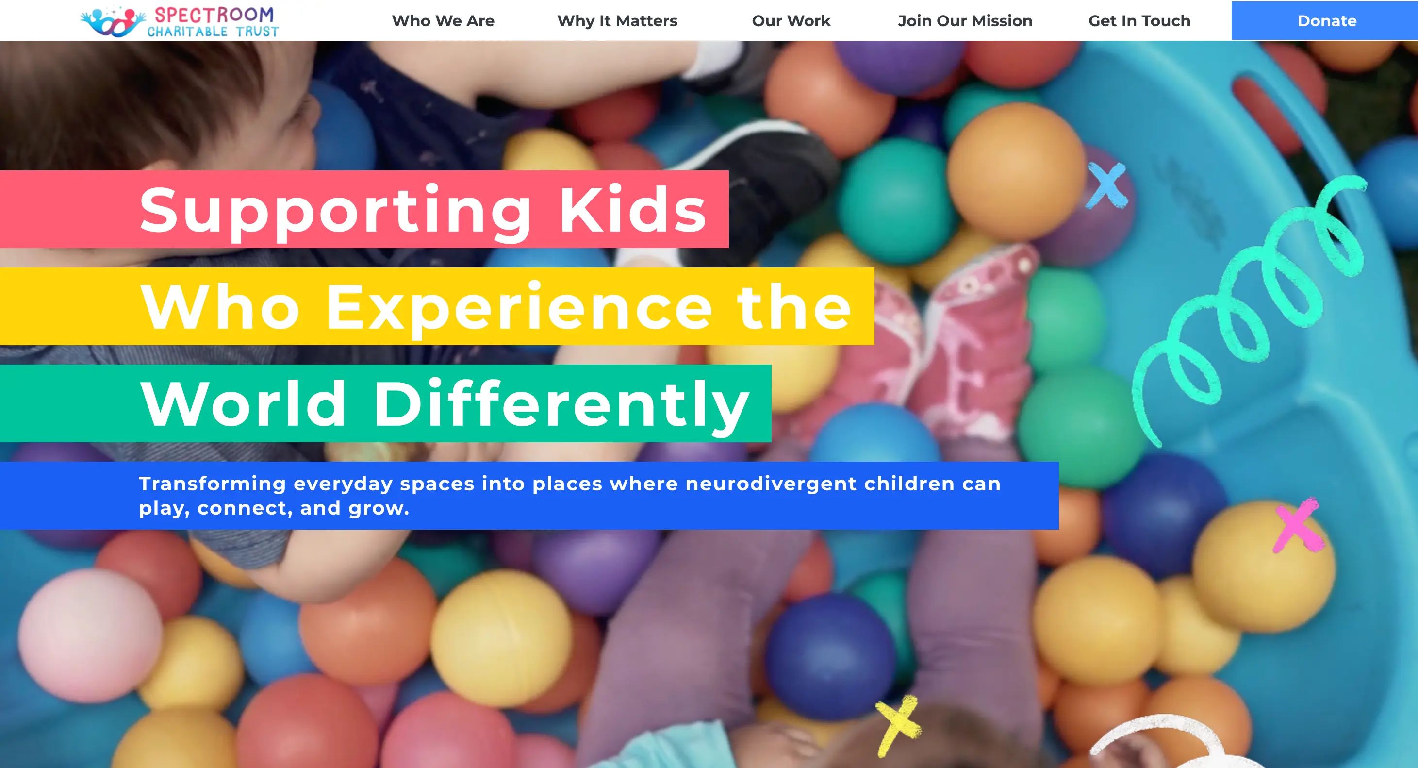 Spectroom Charitable Trust Website